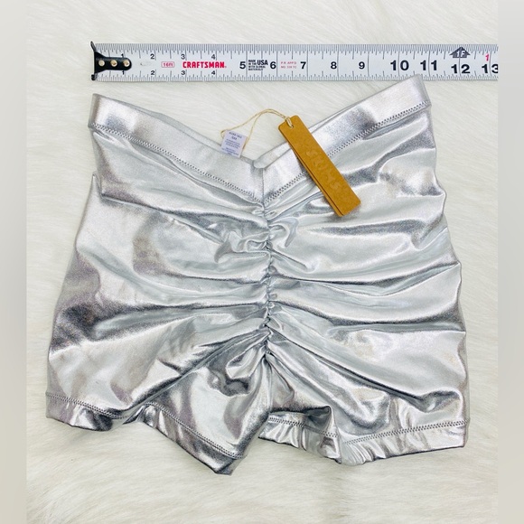 Skims Metallic V Waist Swim bottom Size XXS - NWT - Picture 3 of 5